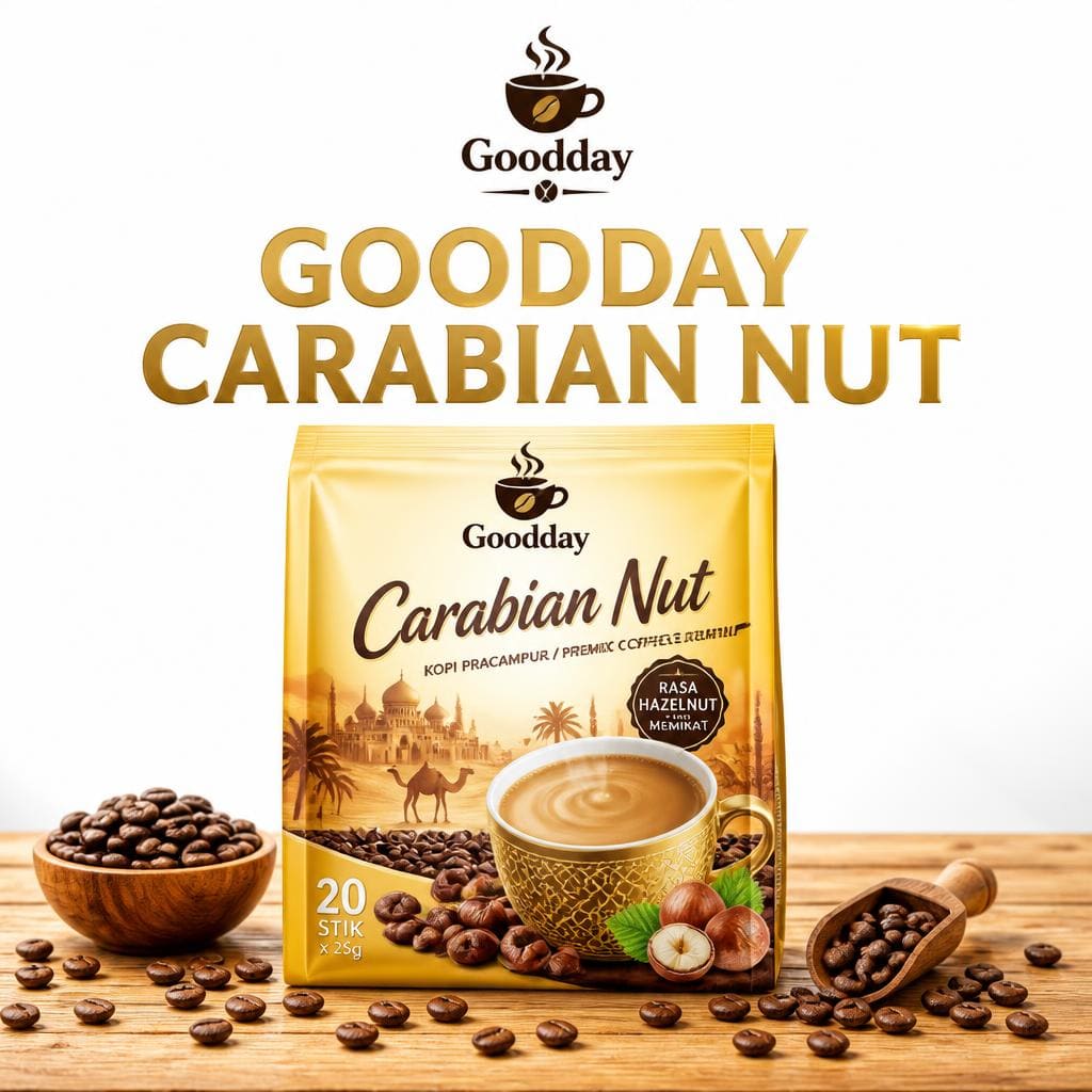 Kopi Goodday Carabian Nut Warkop Bening